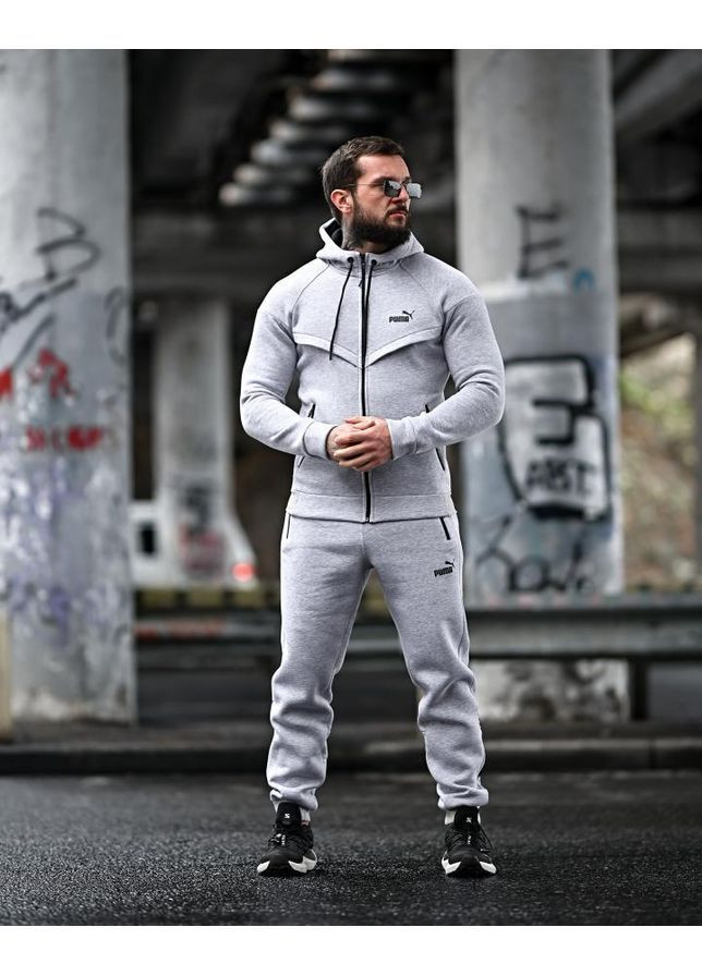 Чоловічий спортивний костюм на флісі Puma No Brand (364196614)