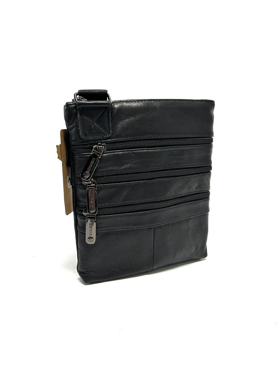 Мужская сумка Zzixs из натуральной кожи 6016-1 20 х 17 х 3 No Brand (371682531)