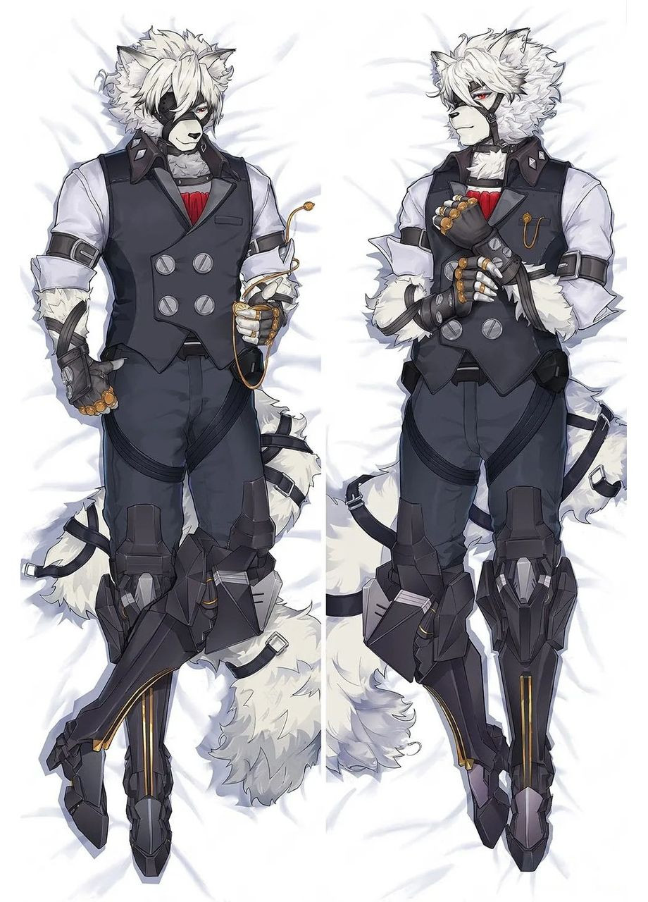 Подушка дакимакура двухсторонняя Lycaon - Zenless Zone Zero 100см No Brand (327842960)