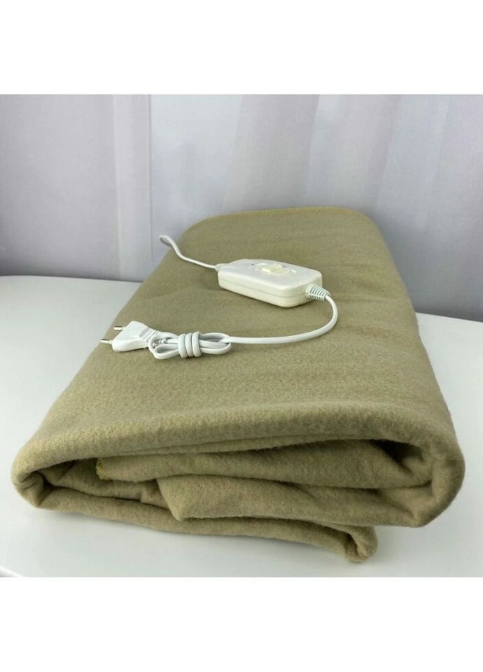 Электропростынь 120x155 однотонная Турция байка 54858 Lux (317733330)