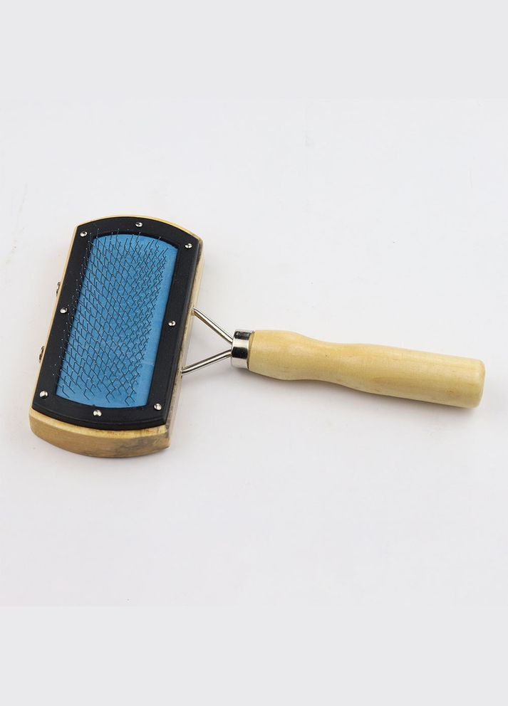 Пуходерка деревянная без напыления "Пушистики" 10 х 17см (6930095837905) Пухнастики (326659267)