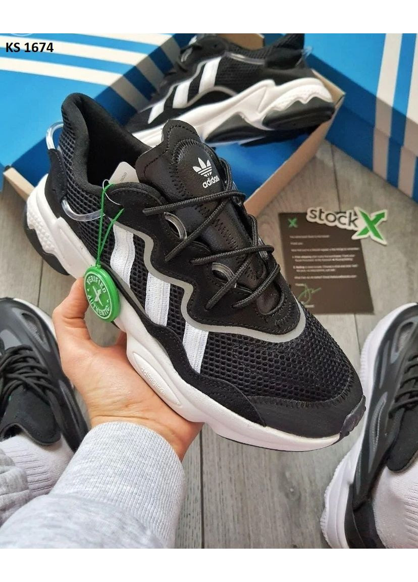 Цветные демисезонные кроссовки мужские adidas ozweego адидас озвиго No Brand
