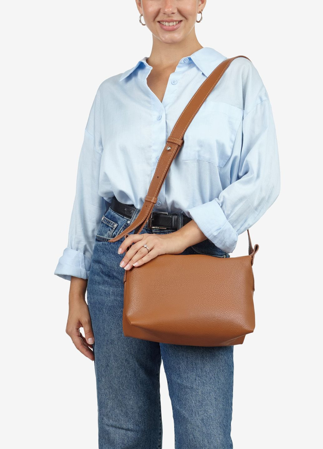 Сумка жіноча шкіряна крос-боді середня Сrossbody Regina Notte (302209435)