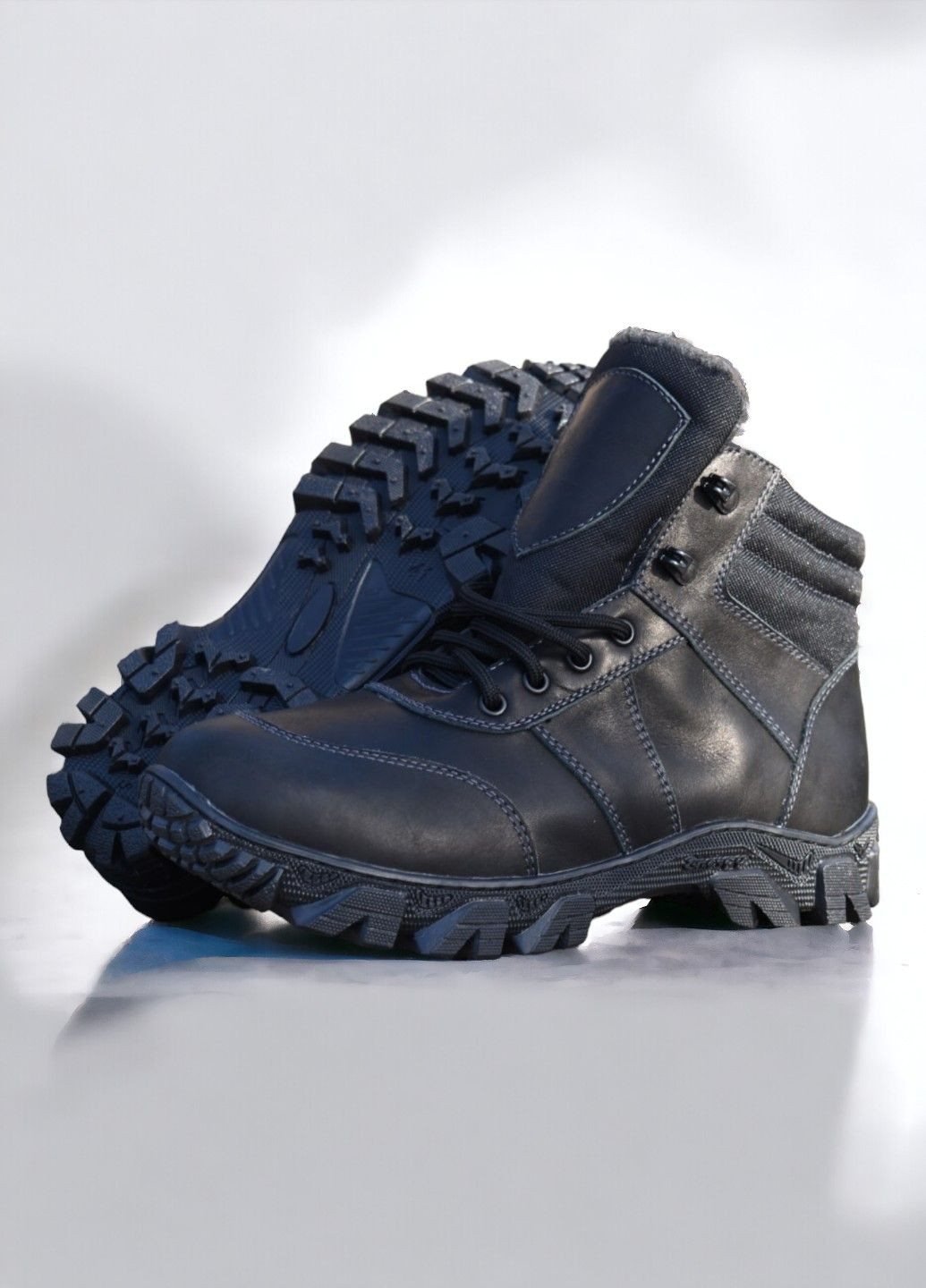 Берцы Летние Мужские Тактические Ботинки. 36-48р Черные. Полностью Натуральная кожа! MSLM-1028 No Brand (289384691)