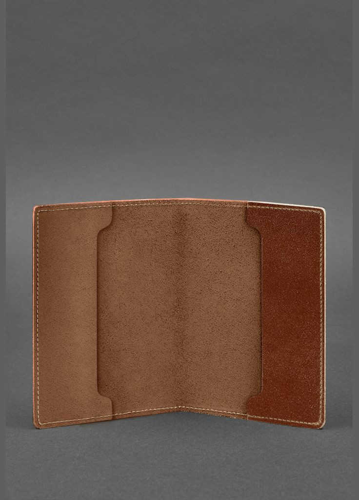 Кожаная обложка для военного билета офицера запаса 8.0 светло-коричневая (A-027682) BlankNote (329186799)