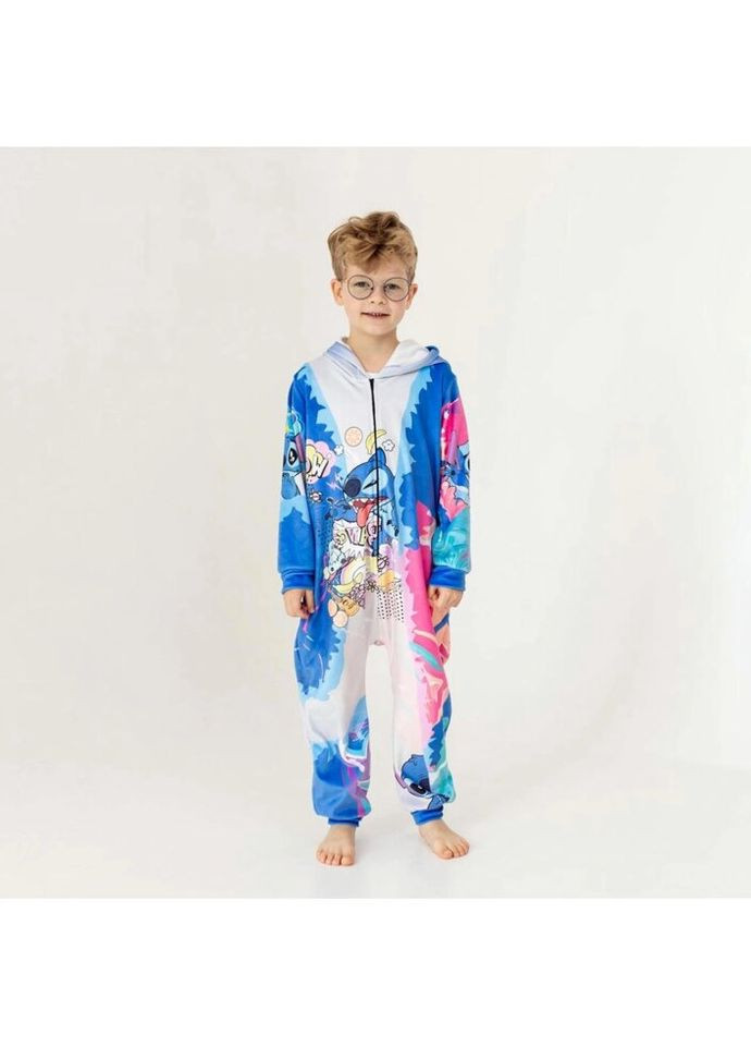 Кигуруми детское 3D Стич 3059, 1, 146 15240 146, см FlexDress (324623328)