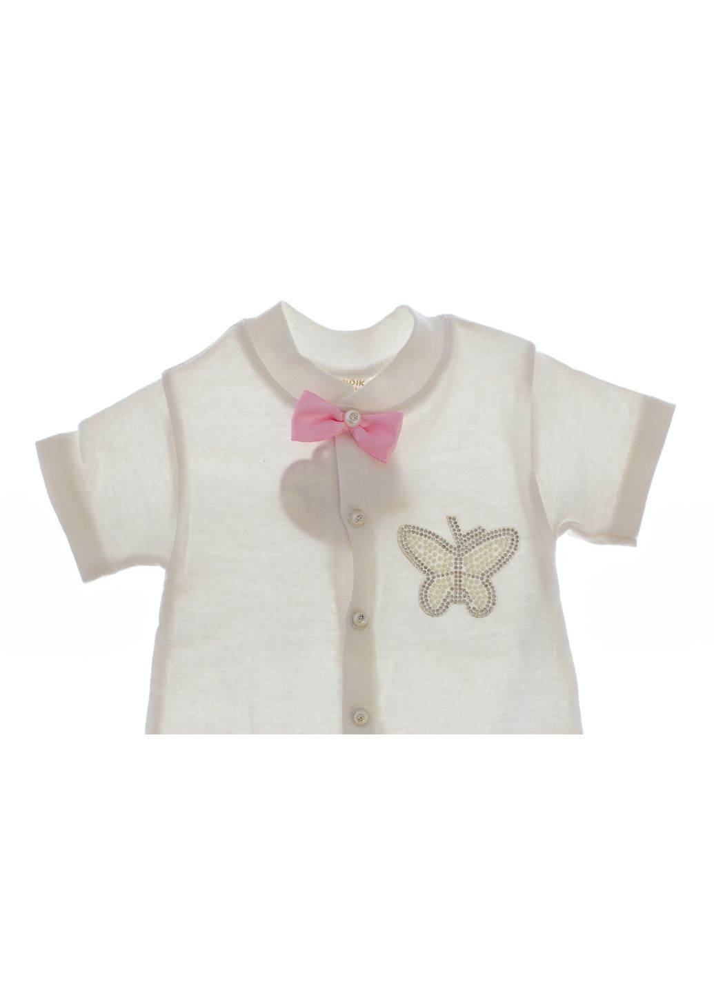 Песочник для девочки с повязкой трикотажный Бабочка розовый 62 см (32049) BABYKROHA (297198020)