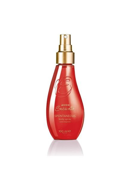Парфюмированный спрей для тела «Коралловая магнолия», 100 мл Encanto Spontaneous Avon (316450395)