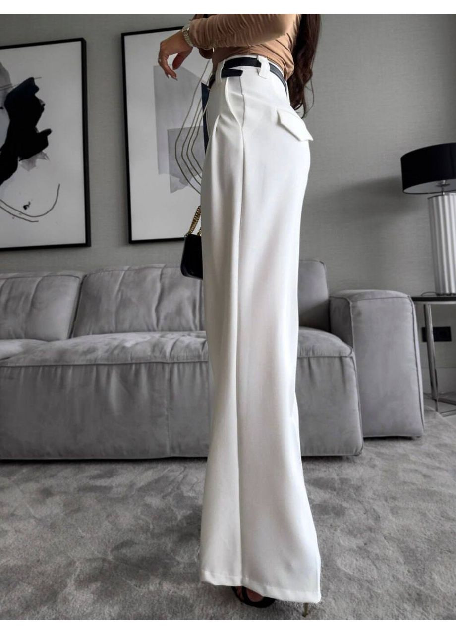 Штани палацо жіночі костюмні з високою посадкою Україна (362209902)