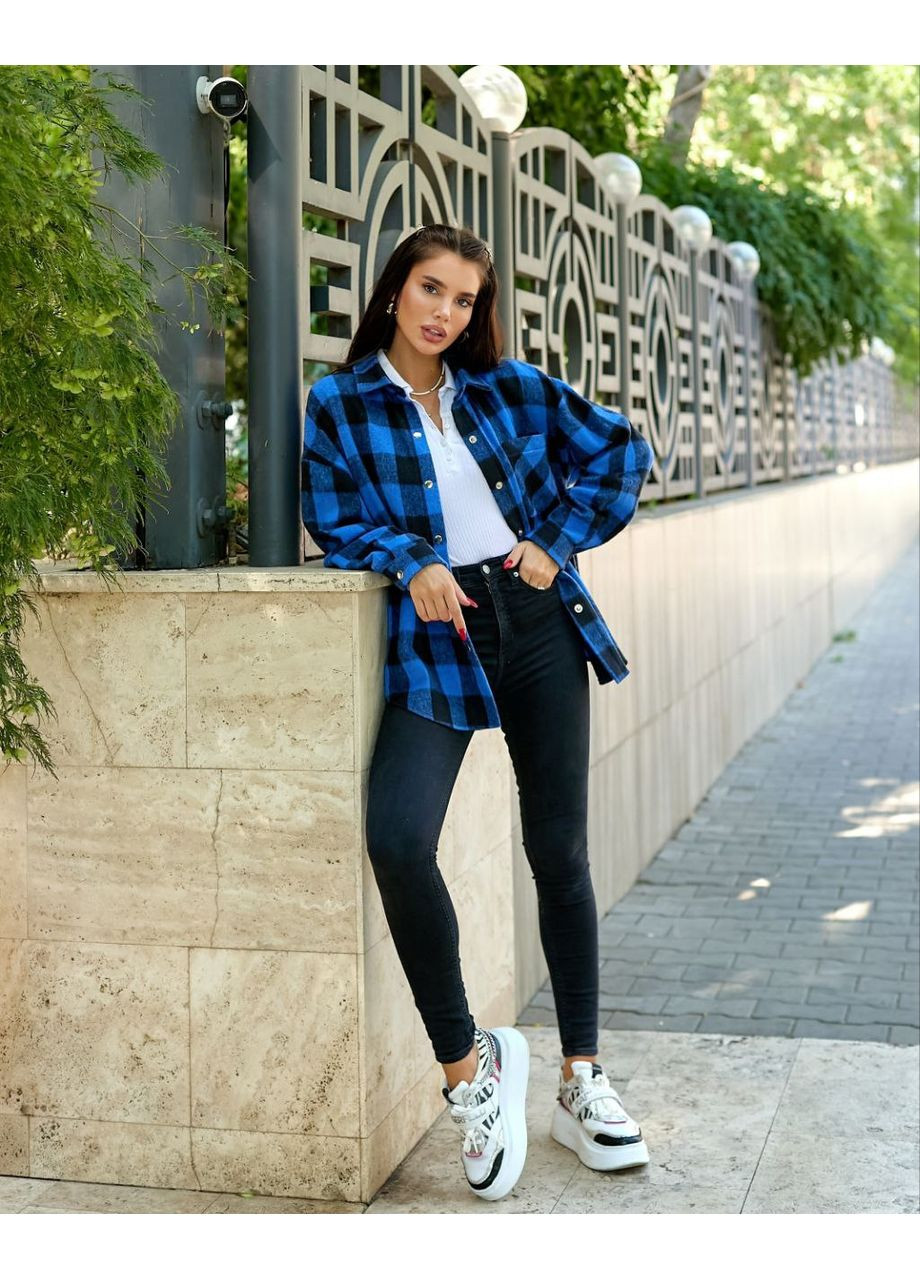 Натуральна сорочка з байки oversize ЗАМІРИ В ОПИСІ ! GD/GL Модний простір (366438316)