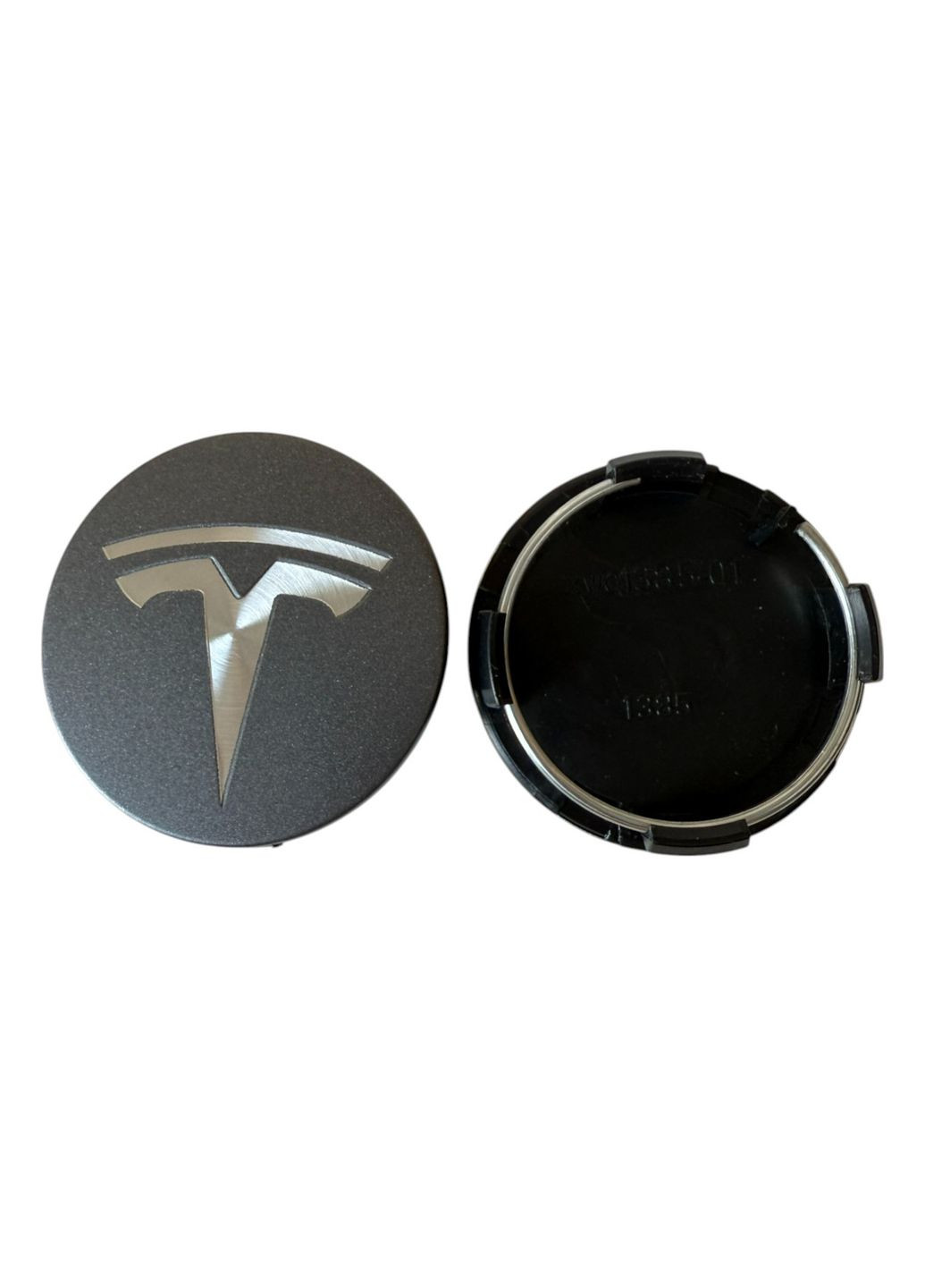 Колпачки для дисков Тесла заглушки для дисков 57/50 мм с хром логотипом. (4 шт.) Tesla (364462736)