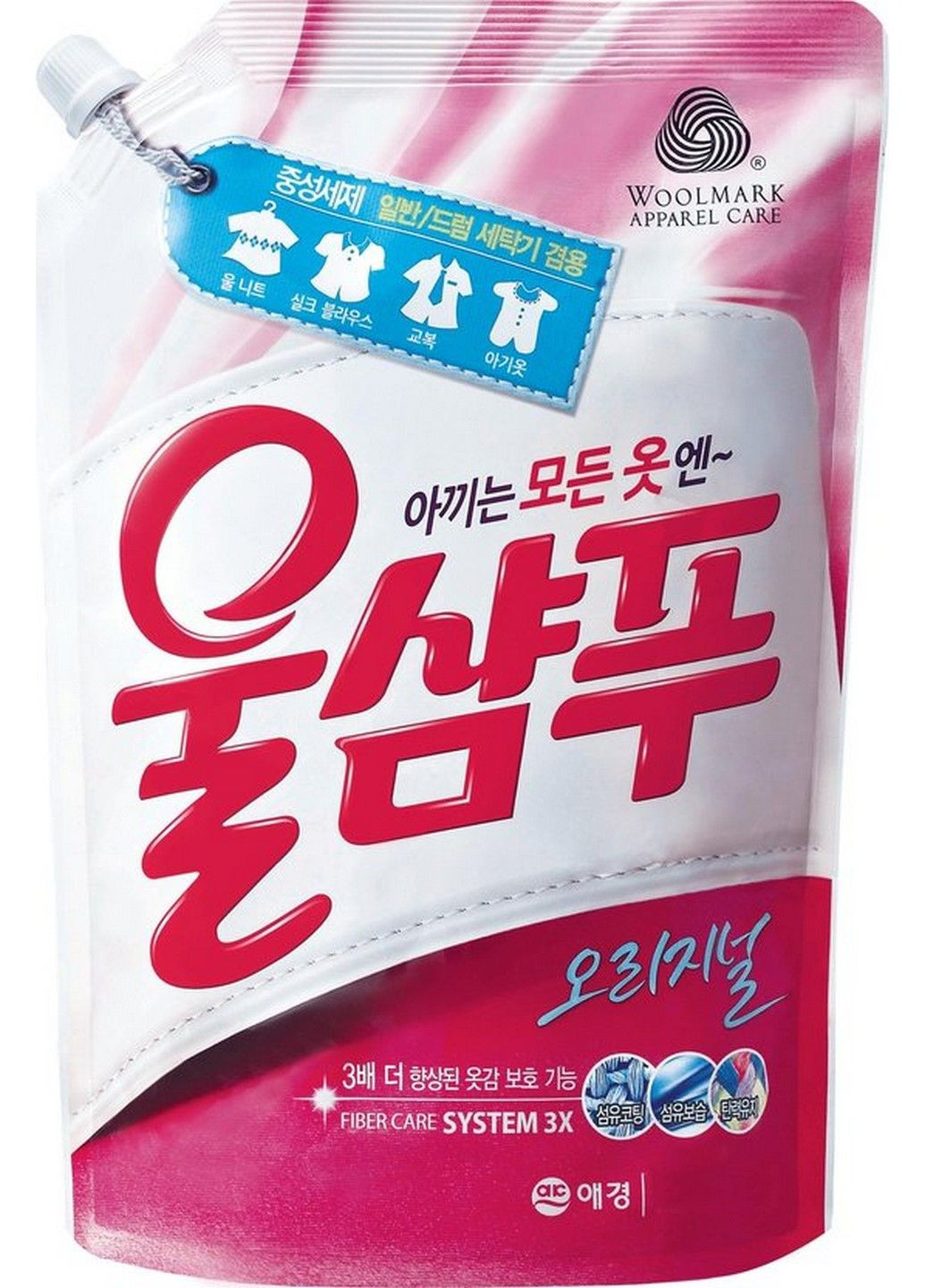 Засіб для делікатного прання Wool Champoo Original 1,3л Aekyung (278048939)