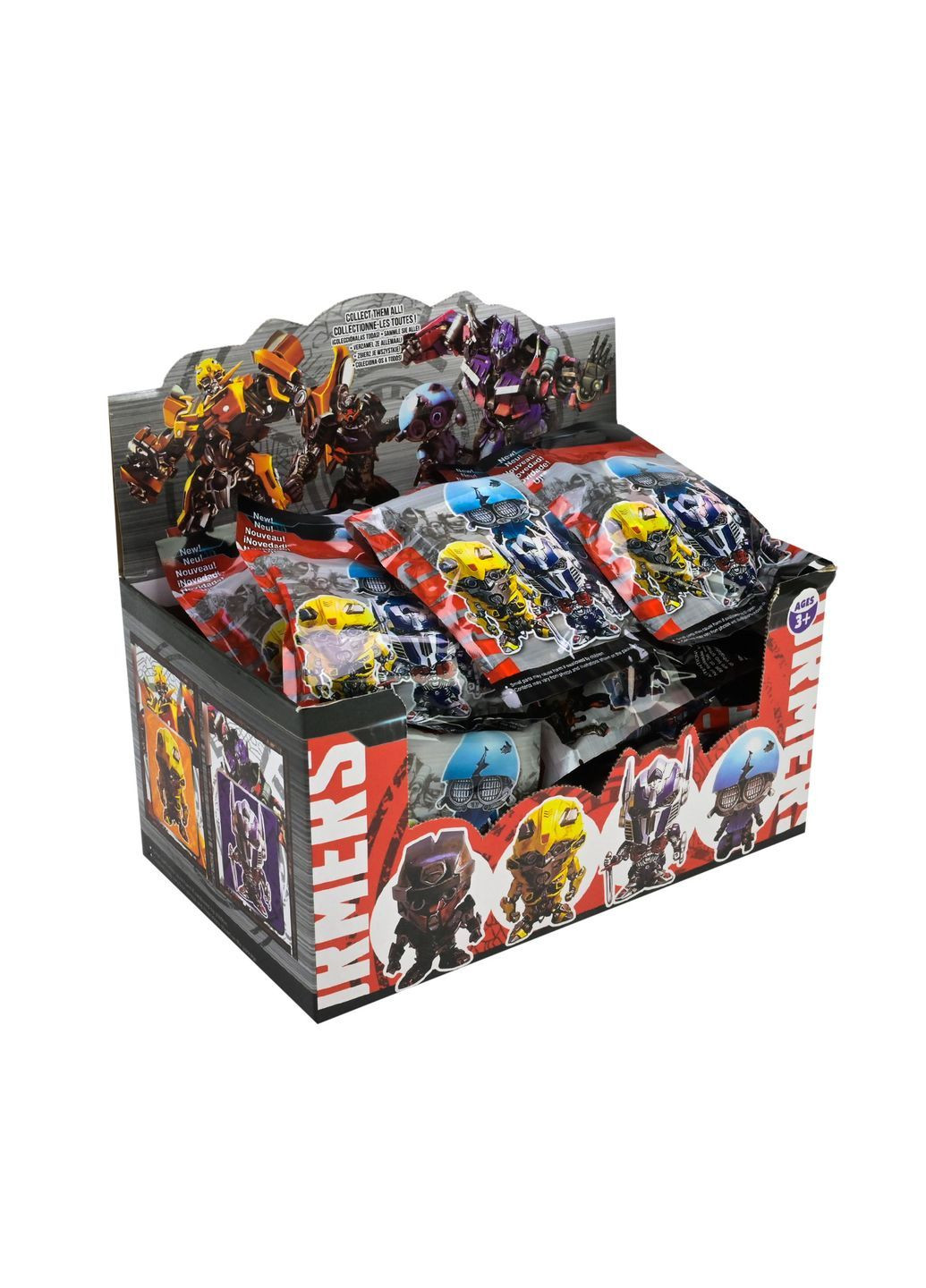 Фігурка трансформер-сюрприз з картками, ціна за бокс 24 шт., в асортименті - No Brand 79200 (371925122)