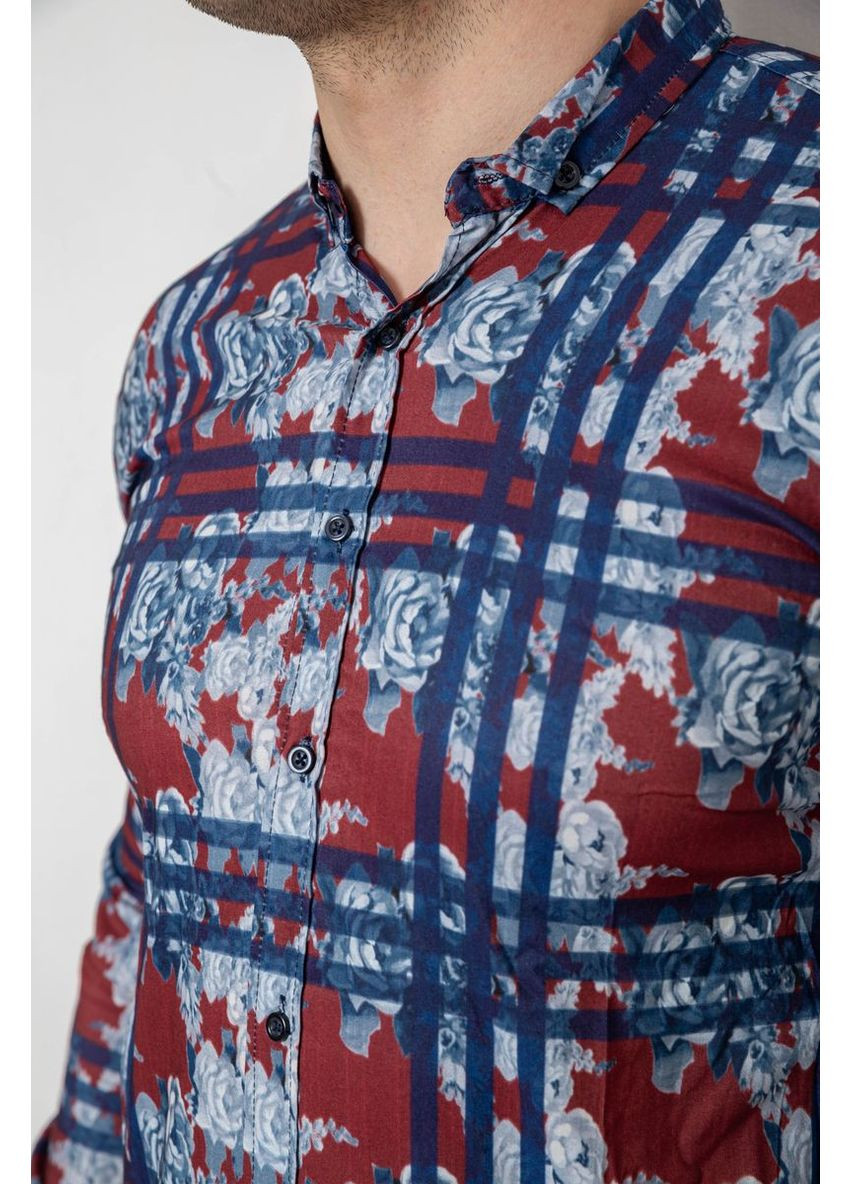 Бордовая рубашка Sport Line