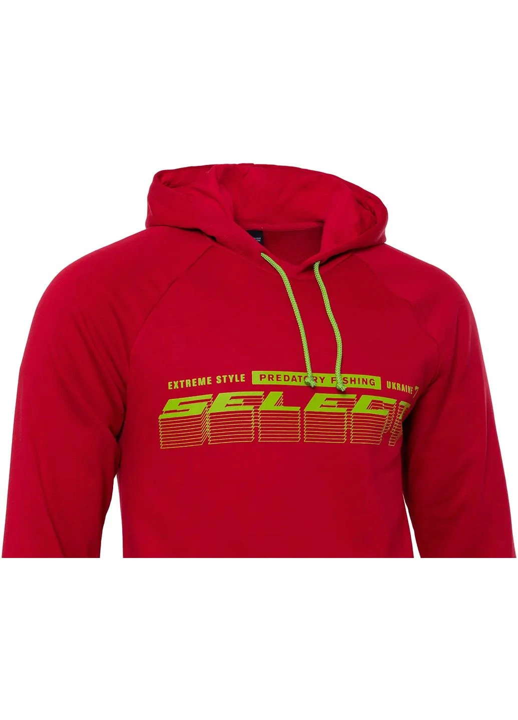 Красная реглан hoodie graded ogo red Select