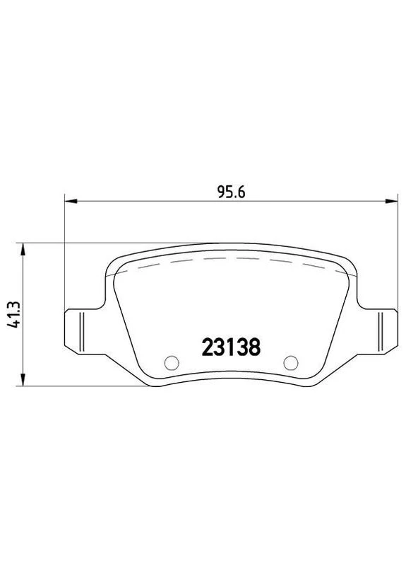 Тормозные колодки дисковые P50 090 Brembo (390278829)