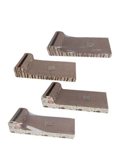 Дряпка Лежак з котячою м'ятою для котів, 52x21x12 cм (папір) Eastland (349823051)