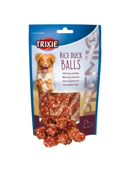 Ласощі Premio Rice Duck Balls для собак кульки з качкою і рисом 80 г (*) Trixie (322590066)