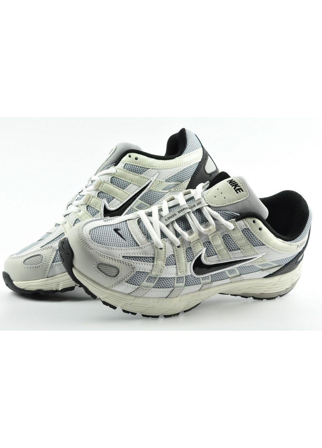 Бежевые демисезонные кроссовки nike p-6000 мужские беж No Brand