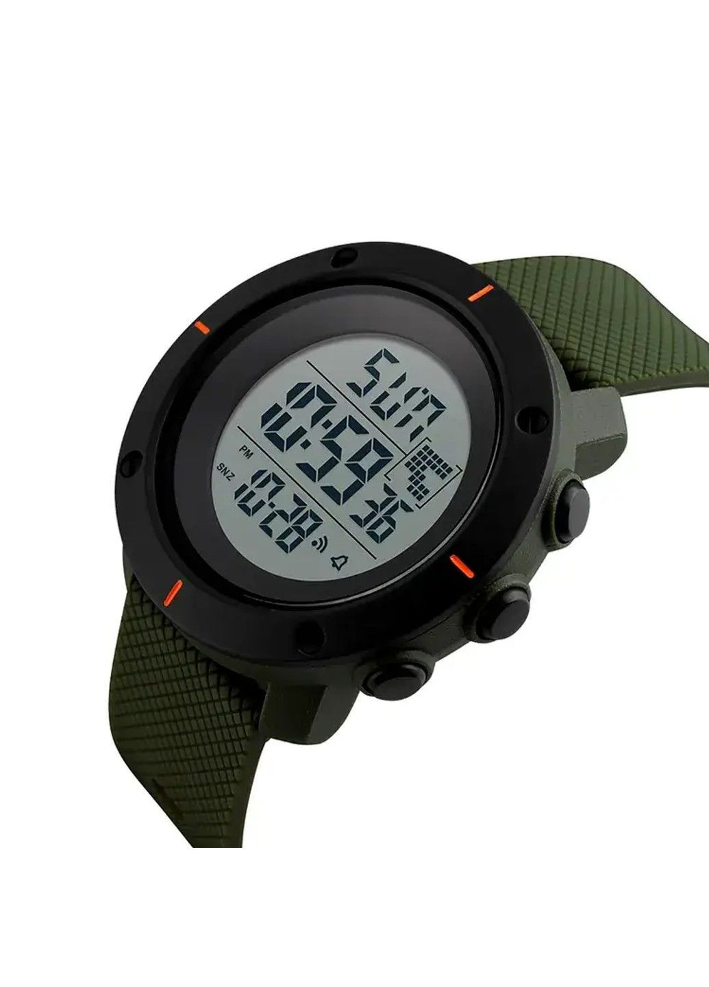 Чоловічий спортивний годинник 1213 dekker (Зелений) Skmei (314483123)