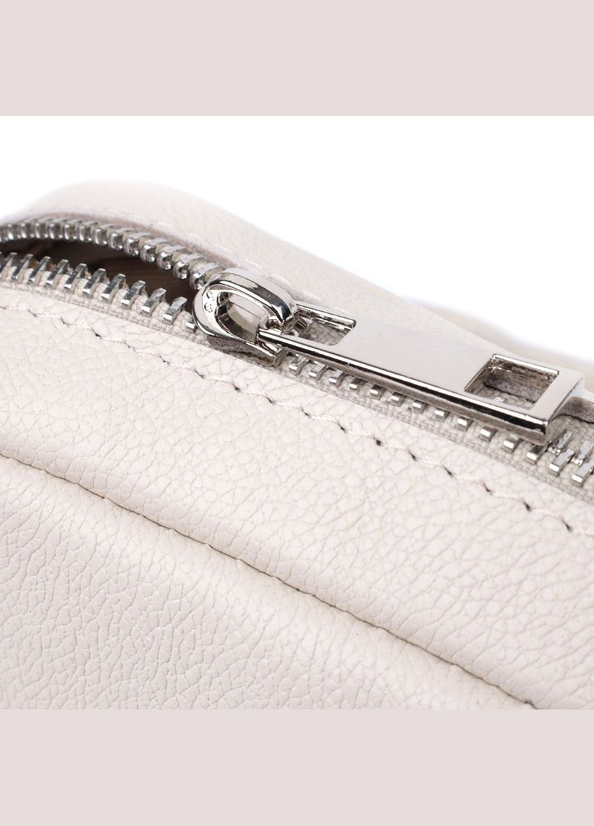 Класична жіноча сумка крос-боді з натуральної шкіри 22839 Бежева Shvigel (305768368)