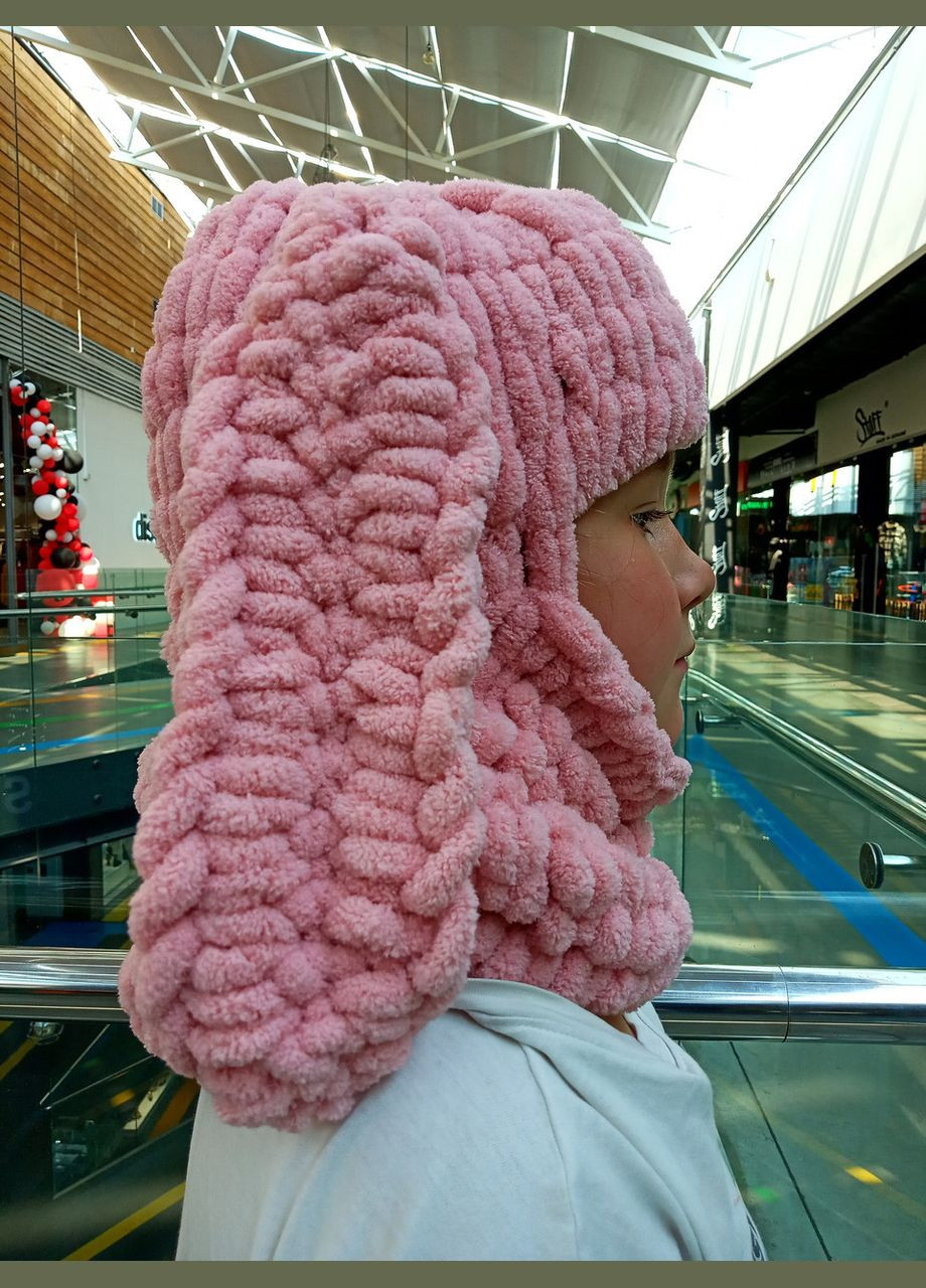 В'язана дитяча шапка-балаклава з вушками 2 Льва (354331589)