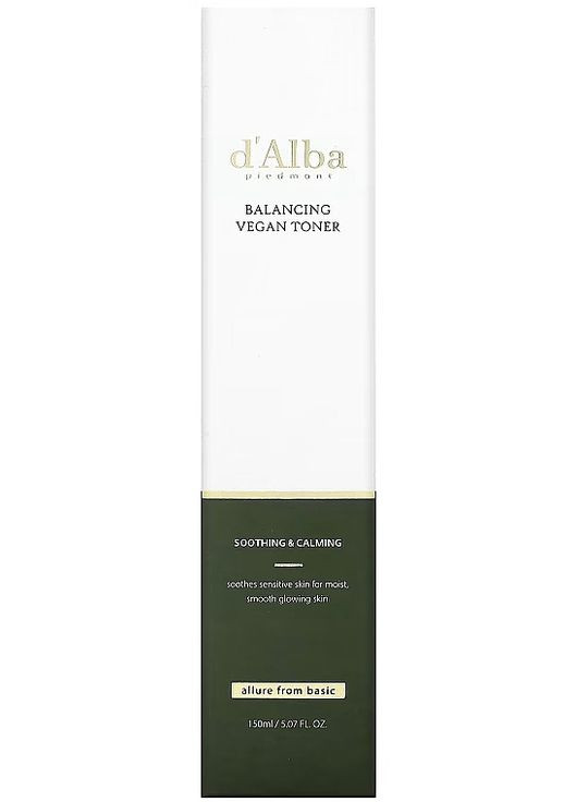 Балансувальний веганський тонер - Balancing Vegan Toner 150ml (1161015-107992) D'ALBA (368871074)