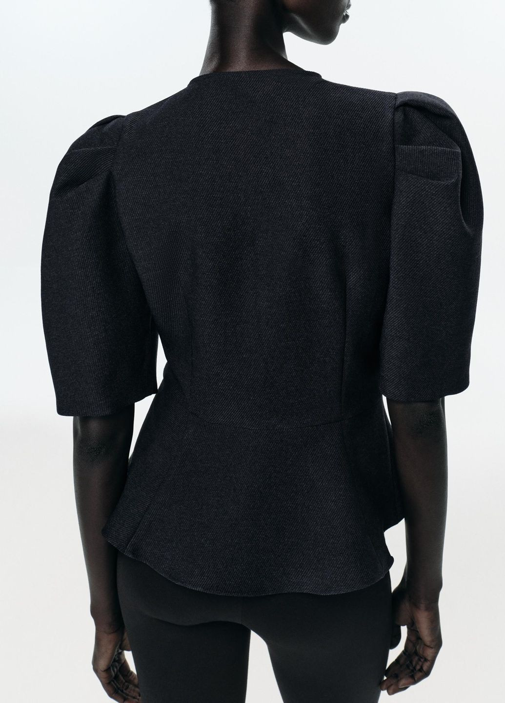 Графитовая блузка Zara