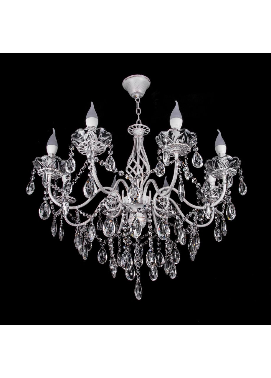 Классическая люстра "свеча" на 8 лампочек N2313/8/WG No Brand (352229784)