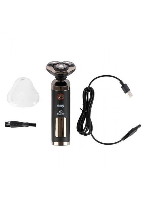 Электробритва для мужчин роторная для бритья с плавательными головками 60078 IPX5 USB DSP (297442761)