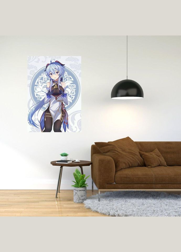 Плакат- с принтом "Геншин Удар - Genshin Impact (компьютерная игра) 8" A2 А0 Кавун постер (316210230)