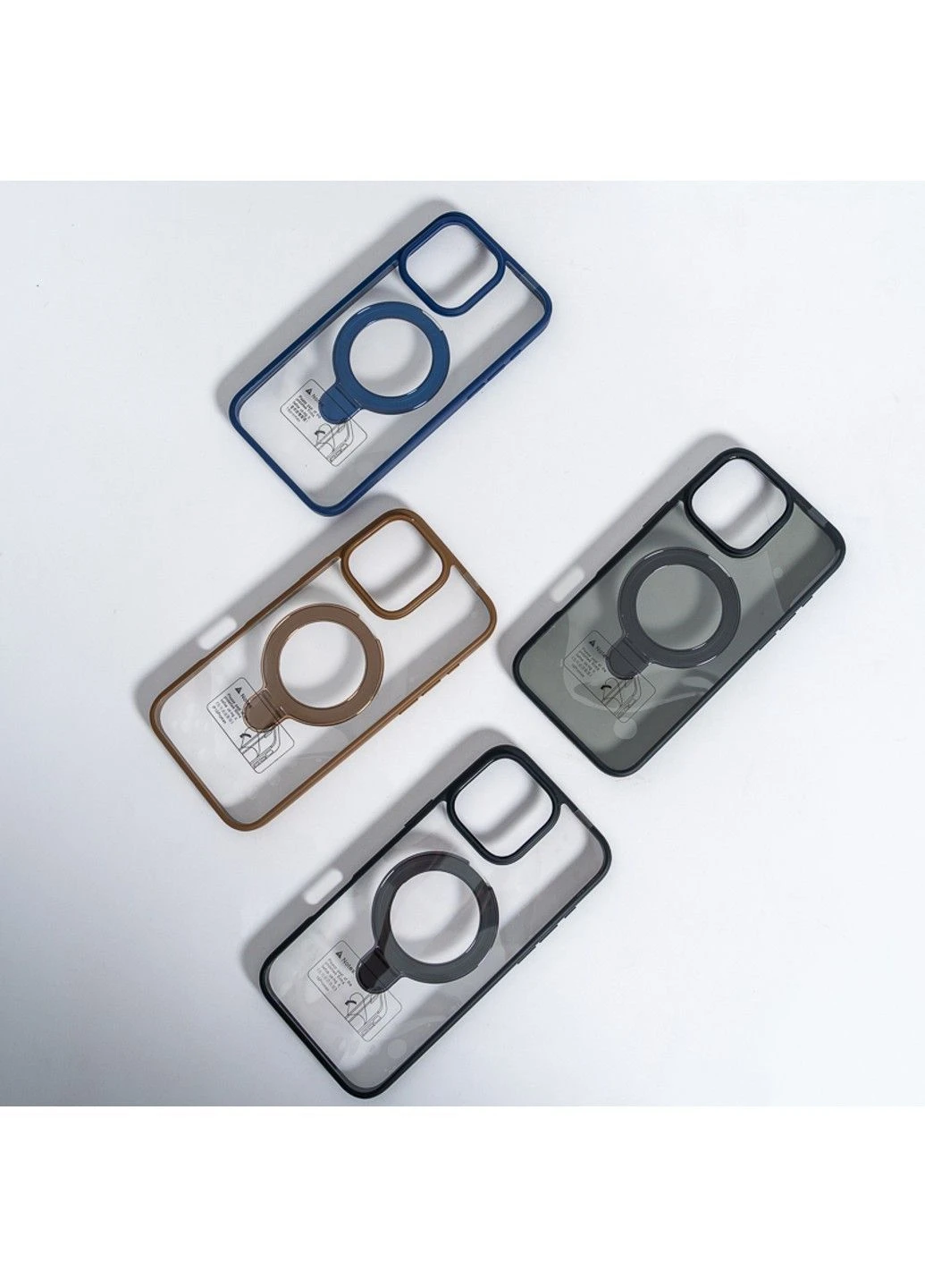 Чехол для смартфона AAA Magnetic Ring для Apple iPhone 16 Pro All Black Spigen (382356093)