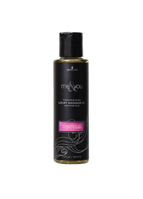 Массажное масло Me&You Pomegranate, Fig, Coconut & Plumeria (125 мл) с феромонами Sensuva (367723388)