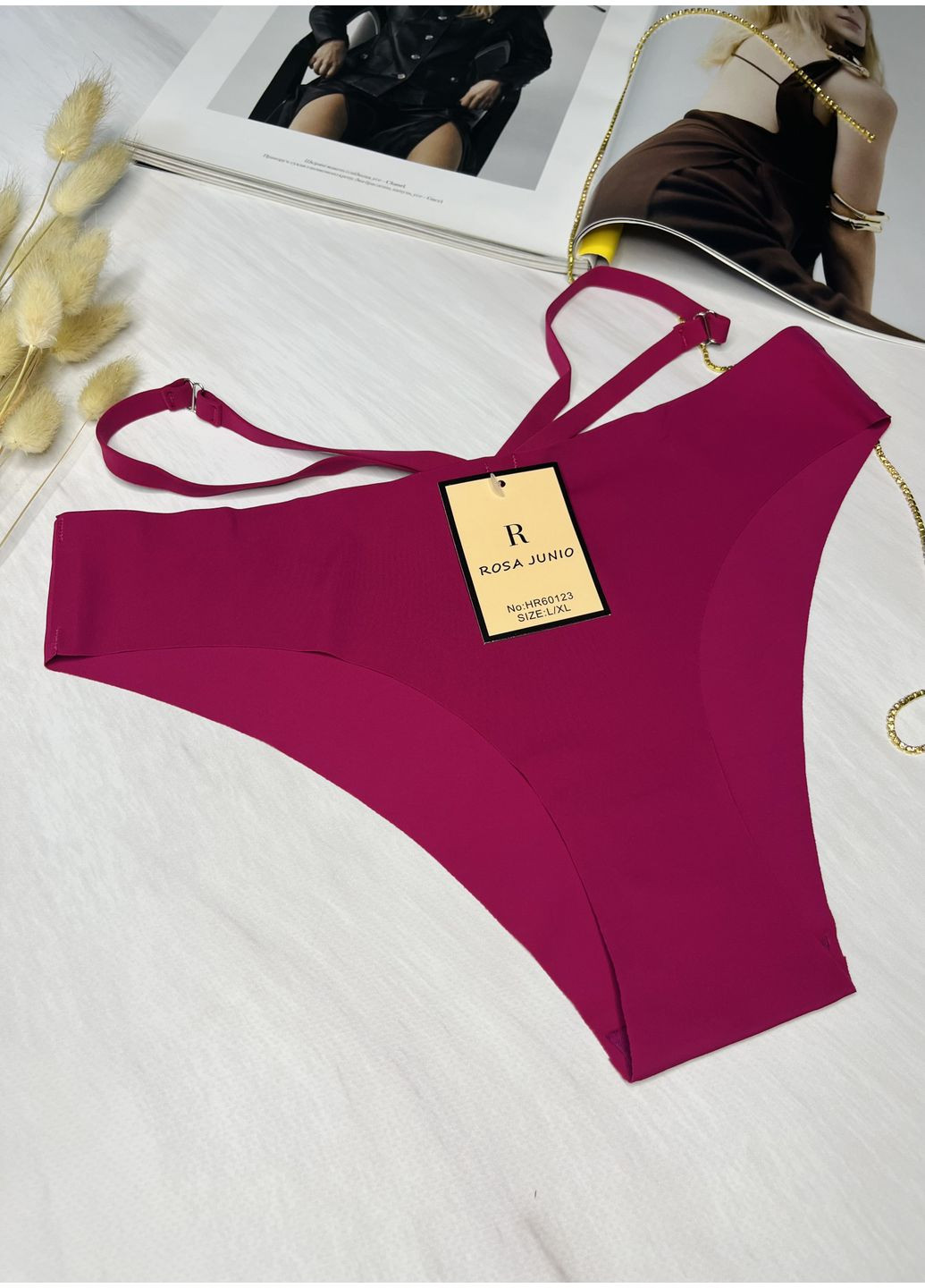 Бесшовные трусики с полосками. Rosa Junio (350935637)