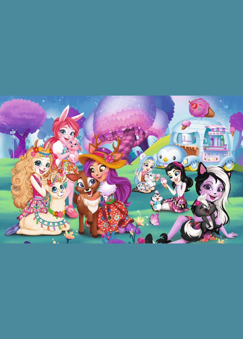 Пазлы Maxi Веселый мир Энчантималс. Mattel Enchantimals (24 эл.) 14315 ( ) Trefl (328946559)