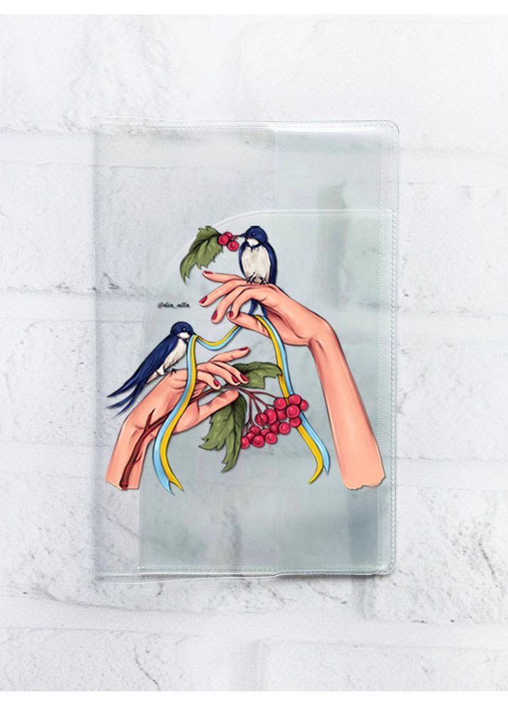 Обложка на паспорт книжечку: Ласточки (патриотический принт 15) Creative (359496260)