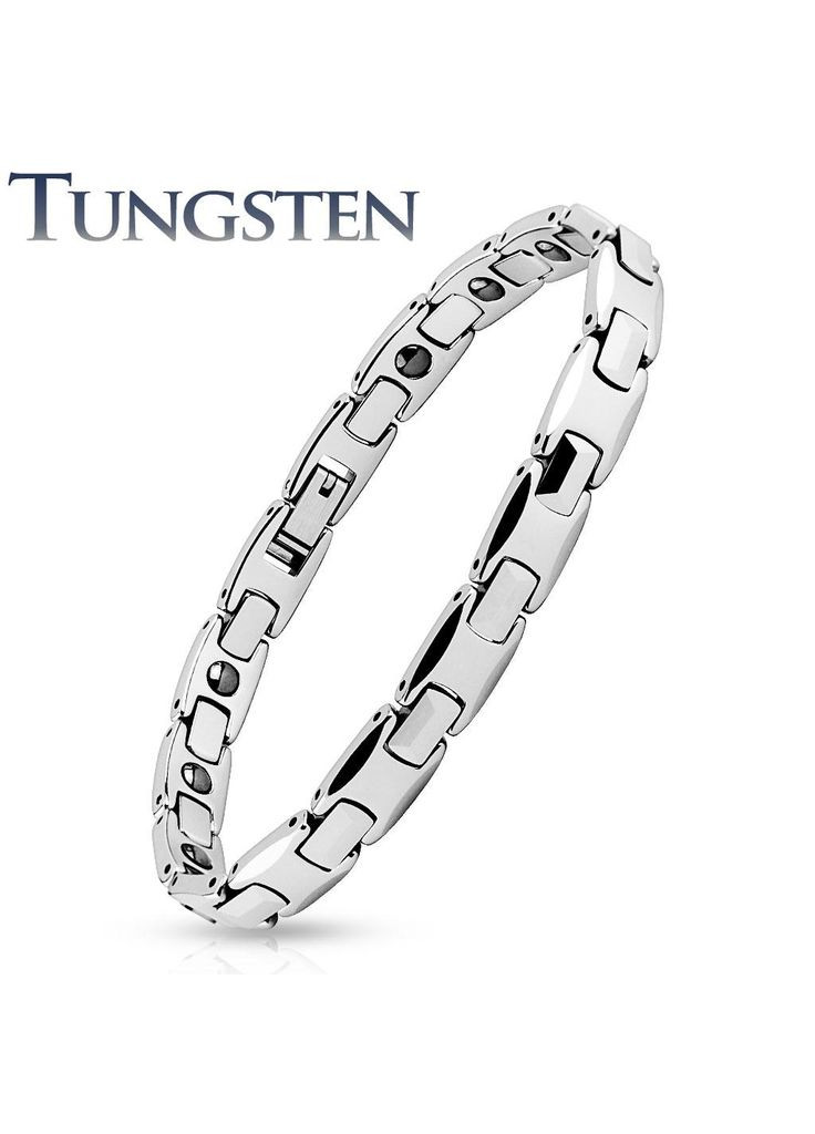 Стильний чоловічий браслет із вольфраму STUB-002 чоловічий (Довжина 20см) Spikes (334000142)