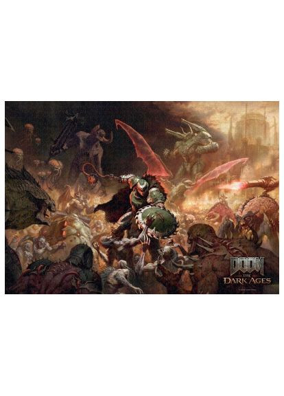 Пазл Doom Dark Ages Slayer`s Rage 1000 эл. (5908305249771) GoodLoot Doom Dark Ages Slayers Rage 1000 ел. (366068915)