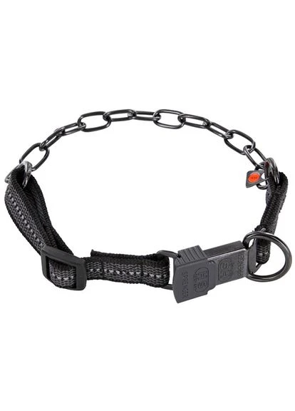 Ошейник с нейлоном для собак Adjustable Collar with Assembly Chain 3 мм 55 - 60 см Черный (4022853231130) Sprenger (322328542)