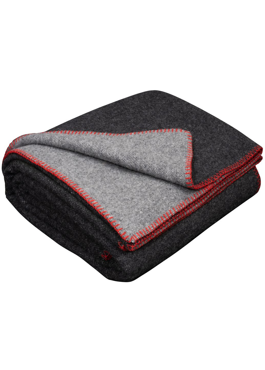 Плед-одеяло шерстяное темно-/серый 130х170 см Love You 6133 (315690753)