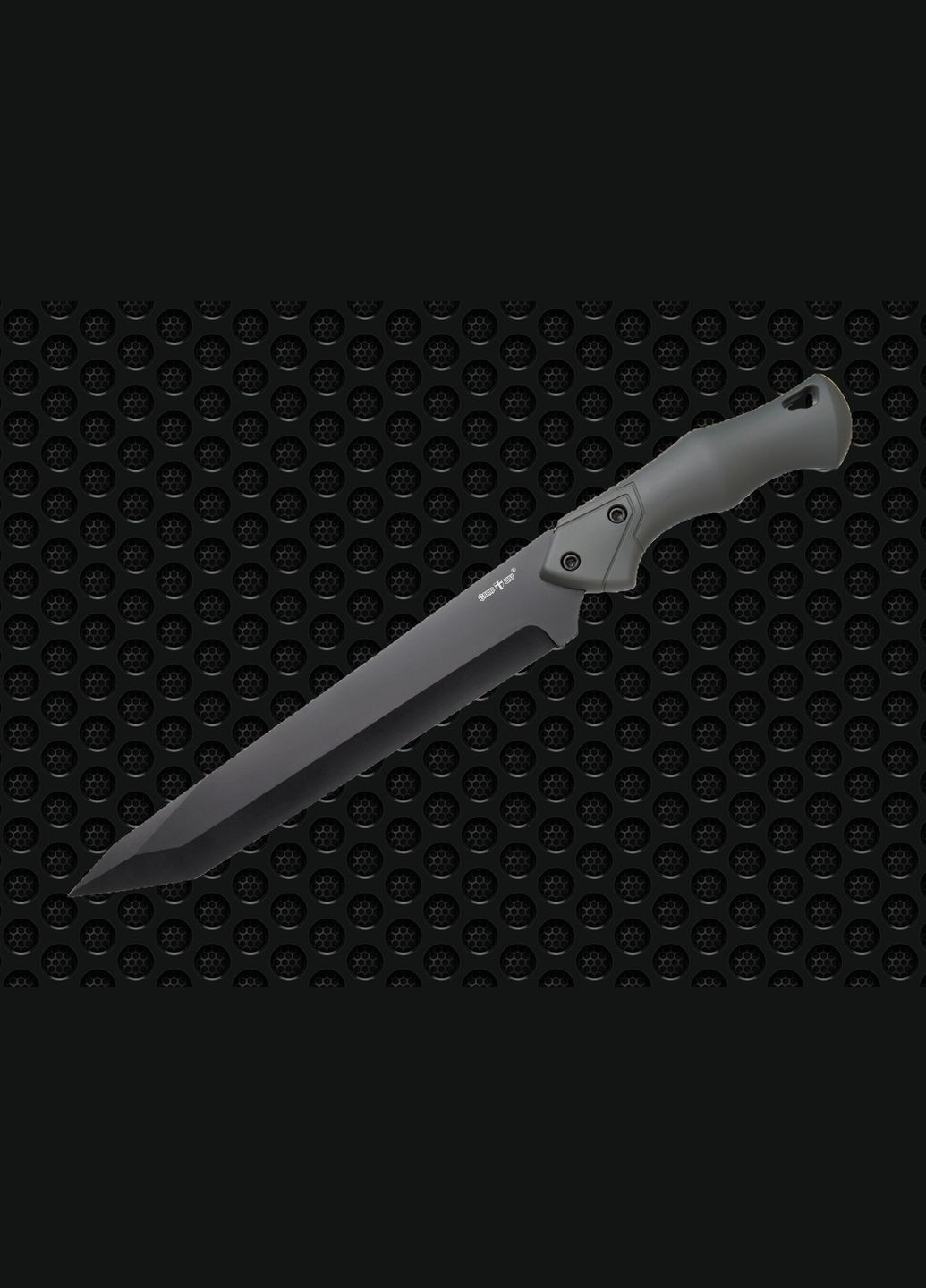 Нож тактический мачете GW2818 DU-B толстый клинок, удобная рукоять, качественная сталь Grand Way (370770544)