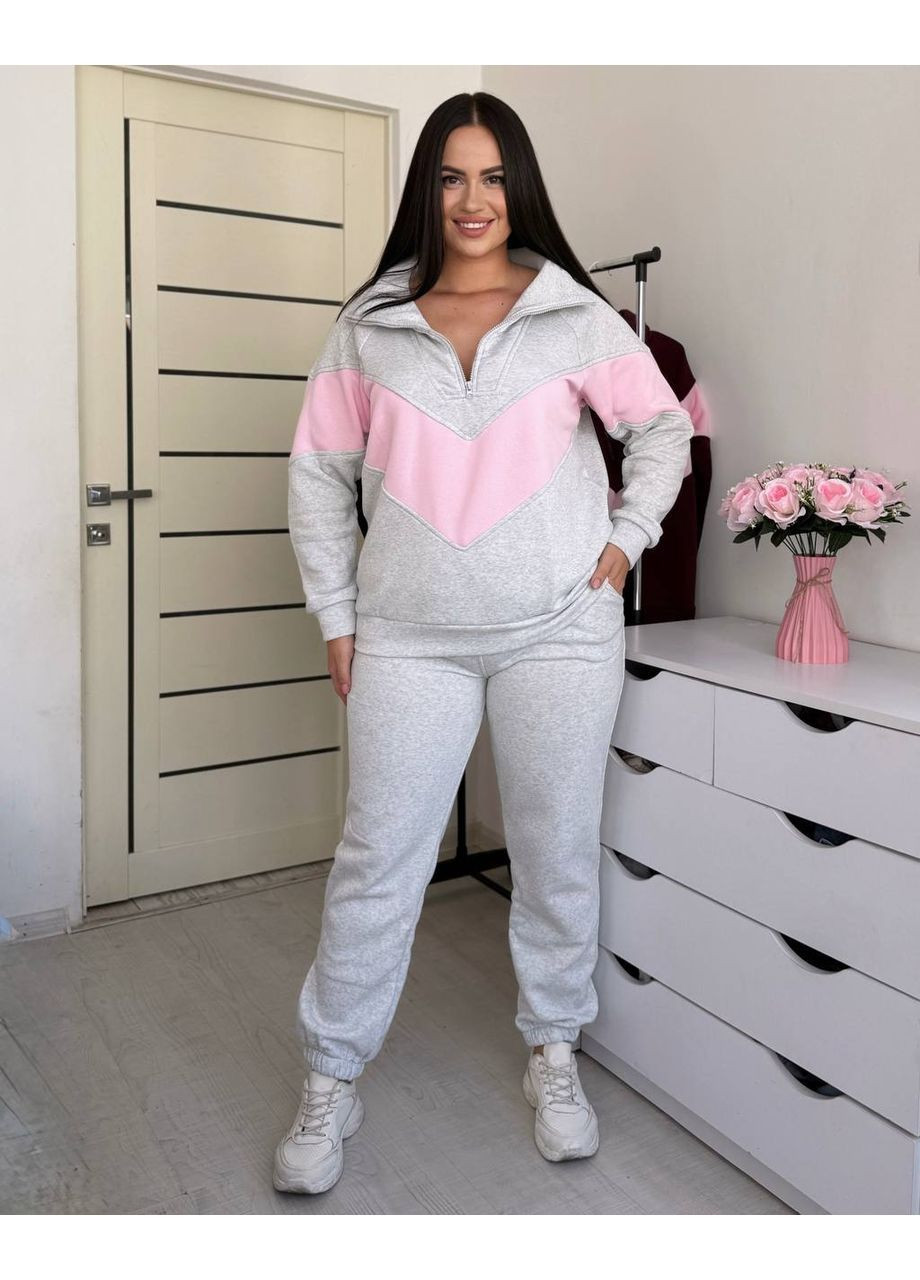 Теплый женский костюм с начесом No Brand (362209172)