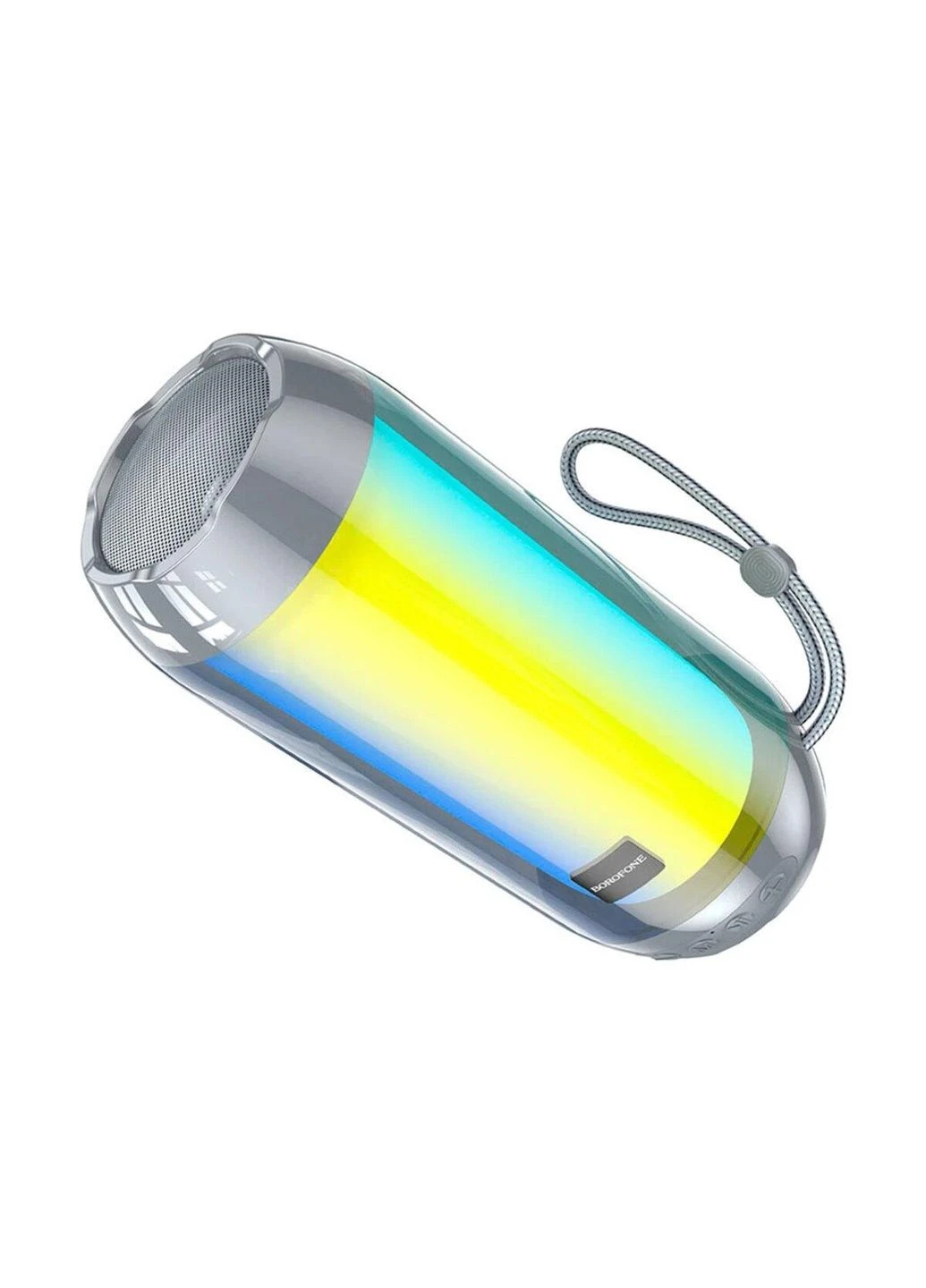 Портативна колонка BR25 Crazy sound colorful luminous BT speaker Gray Borofone (301090844)