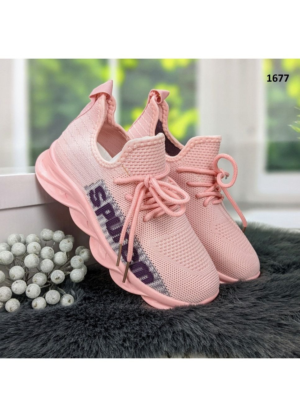 Пудрові літні кросівки дитячі для дівчинки MLV