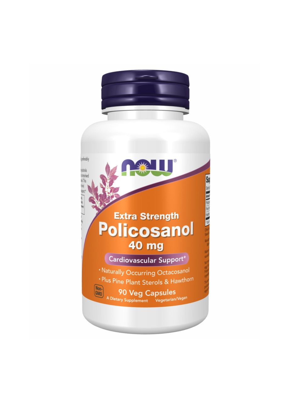 Policosanol 40mg Plus - 90 vcaps Now Foods (369400693)