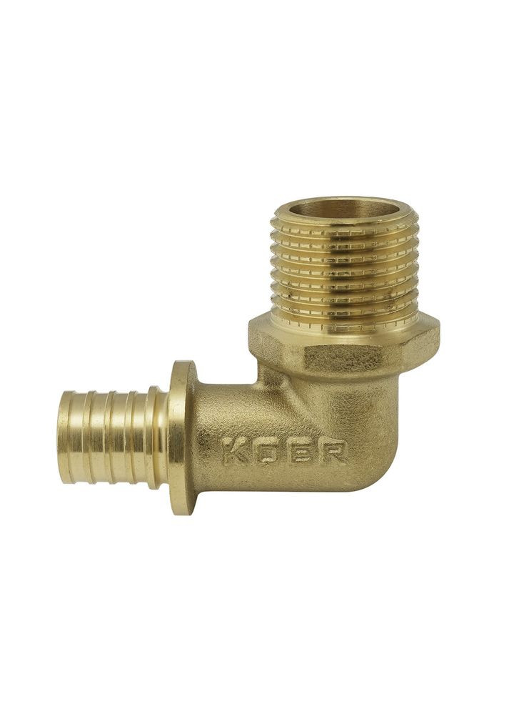 Угольник переходный с НР KA.L06M-16 - 16(2.2mm) x 1/2"M (KR4874) KOER (346277227)