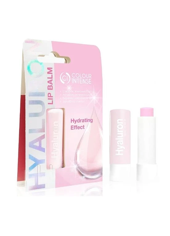 Увлажняющий бальзам для губ с гиалуроновой кислотой Colour Intense Lip Balm Rose Hyaluronic Acid No Brand (385237084)
