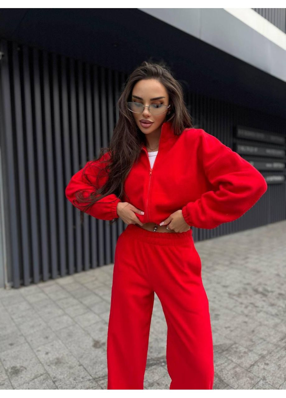 Жіночий костюм теплий двухсторонній фліс No Brand (366499912)