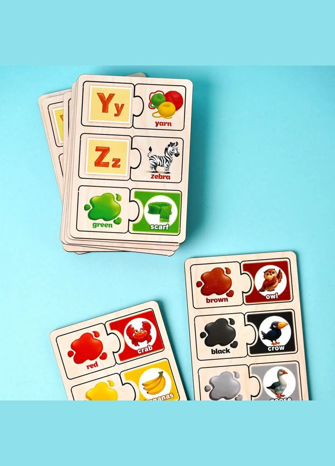 Розвиваюча дитяча гра "Англійський алфавіт" (ПСД253) PSD253 ENG Ubumblebees (364125925)