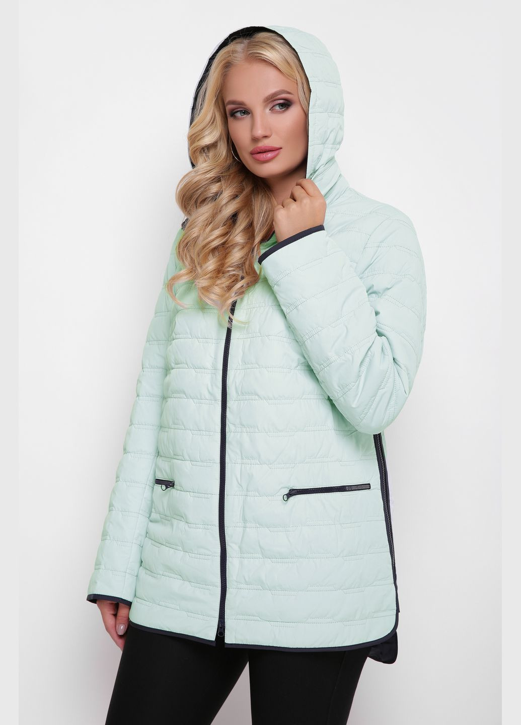 Светло-голубая демисезонная куртка Welltre